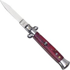 Stiletto Automatic Knife Red