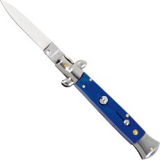 Stiletto Automatic Knife Blue