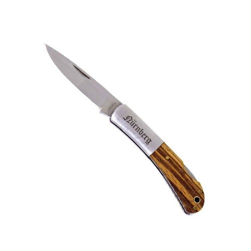 Pocket Knife Zebrano Wood