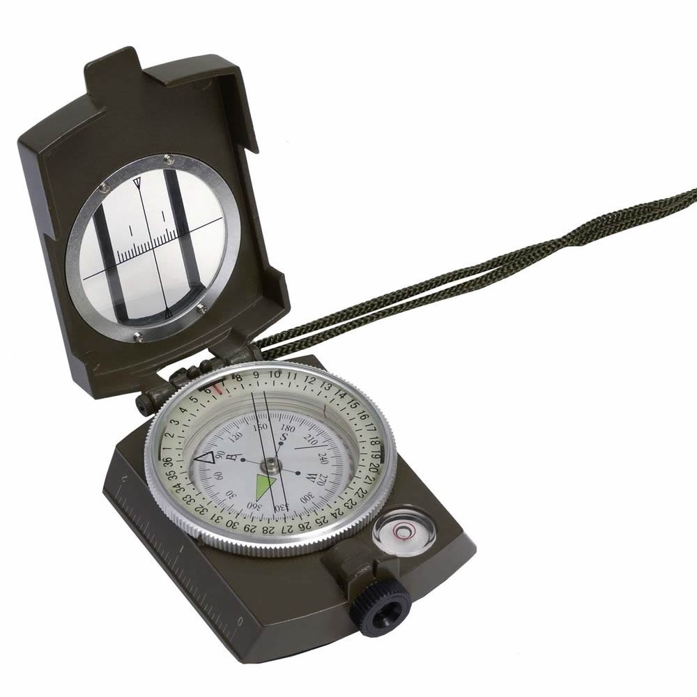 Haller kleiner Handgelenkkompass mit Klettverschuß Minikompass Armkompass 