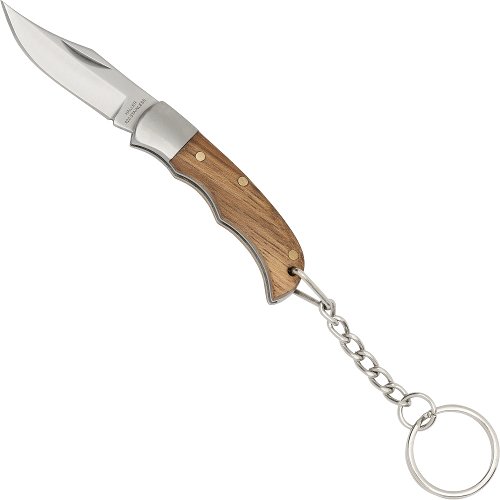Mini Pocket Knife Zebrano Wood