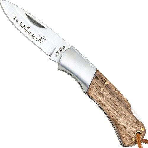 Kid's Pocket Knife Zebrano Wood
