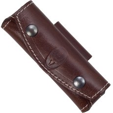 Leather Case For Pocket Knife Brown