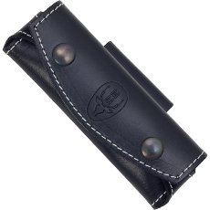 Leather Case For Pocket Knife Black