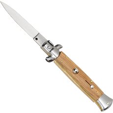 Stiletto Automatic Knife Olive Wood
