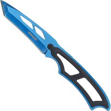 Neck Knife Tanto Blue Anodized