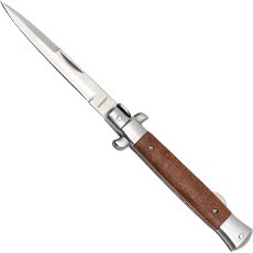 Stiletto Pocket Knife Red Wood