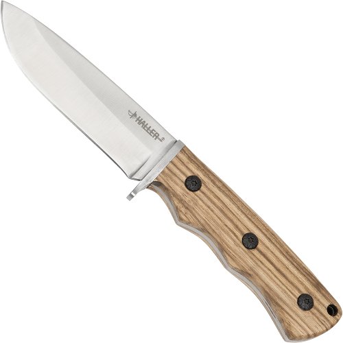 Outdoor Knife Zebrano Wood