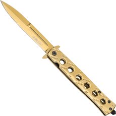 Stiletto Pocket Knife gold