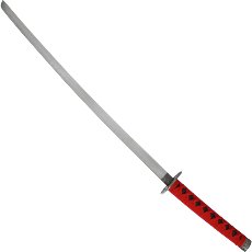 Samurai Sword Set White And Red